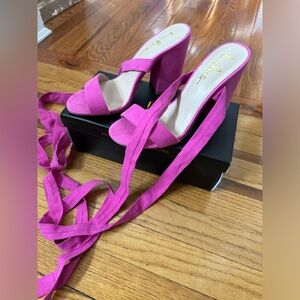 Lulus high heels “orchid”